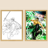 One Piece Creative Photo Frame Night Light Toy Anime Character Luffy Zoro Night Light Bedside Decoration Painting Christmas Gift - V.I.P Digital Presence