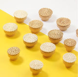 6pcs solid wood rattan handle rattan weaving handle rattan wood handle drawer circular wood handle - V.I.P Digital Presence