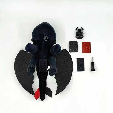 Toothless Helmet Suction Cup Doll Motorcycle Motorcycle Roof Skylight Night Fury Decoration - V.I.P Digital Presence
