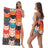Two-in-One Foldable Beach Towel Printed Bath Towel All-In-One Beach Towel with Storage Bag - V.I.P Digital Presence