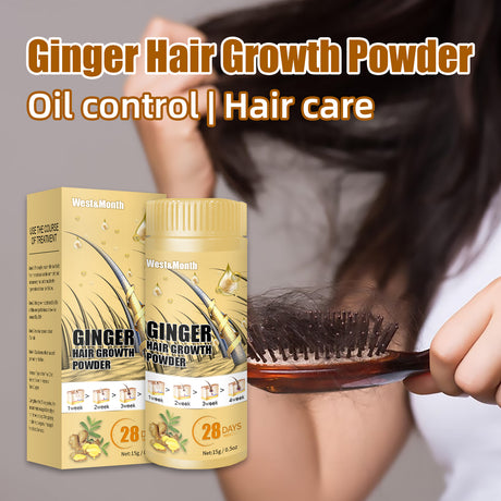 Ginger Powder, Hair Root Treatment Moisturizes and thickens hair, Strengthens and prevents hair loss - V.I.P Digital Presence