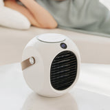 Nuevo mini ventilador de aire acondicionado refrigerado por agua, portátil, con cabezal vibratorio, de escritorio, con pulverizador, pequeño enfriador de aire. 