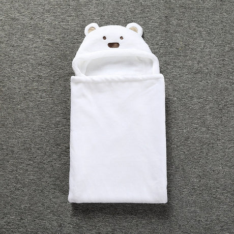 Baby Coral Fleece Cuddle Baby Cuddle Blanket Newborn Baby Bear Air Conditioning Blanket Package Towel Cover Blanket - V.I.P Digital Presence