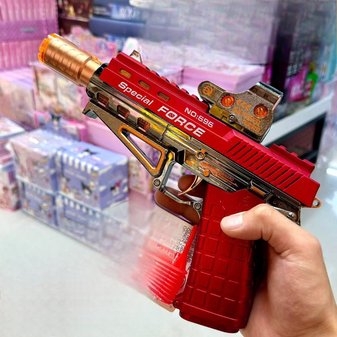 Vip Guns Smoking vibration language gun, boy's handgun model, eight tone gun, e ...