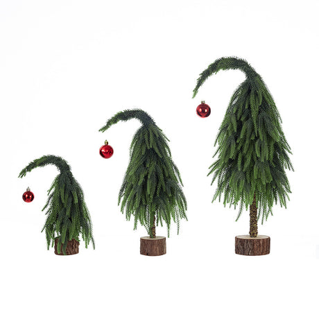 Crooked Neck Christmas Leaves Nobelson Home Small Desktop Ornament - V.I.P Digital Presence