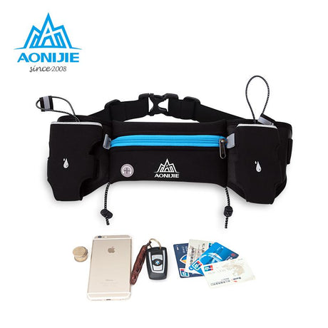 AONIJIE  Running Waist Pack Outdoor Sports Hiking Racing Gym Fitness Lightweight Hydration Belt Water Bottle - V.I.P Digital Presence