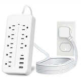FlatCharge 8-Outlet Power Strip