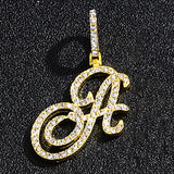 Hip hop accessories grass letter pendant melon seed buckle Cuban chain accessory - V.I.P Digital Presence