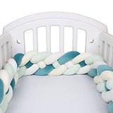 Woven baby bed surround anti-collision strip four strand Fried Dough Twists braid wrapped around the bed surround ins baby child - V.I.P Digital Presence