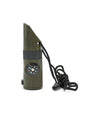 NEW 7 in 1 Survival Whistle Hiking Whistle Compass Mirror Flashlight Magnifier LED Light Thermometer Storage Compass Tool - V.I.P Digital Presence