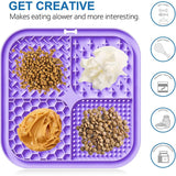 Pet Licking Mat Silicone Pet Food Suction Cup Licking Mat Slow Feeding Mat Anti-choking Slow Food Basin - V.I.P Digital Presence