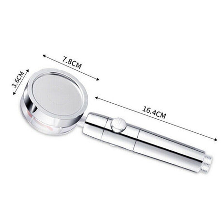Onder Druk Douchekop Shower Nozzle Water-saving Flow 360 Rotating High-pressure Nozzle With Small Fan - V.I.P Digital Presence