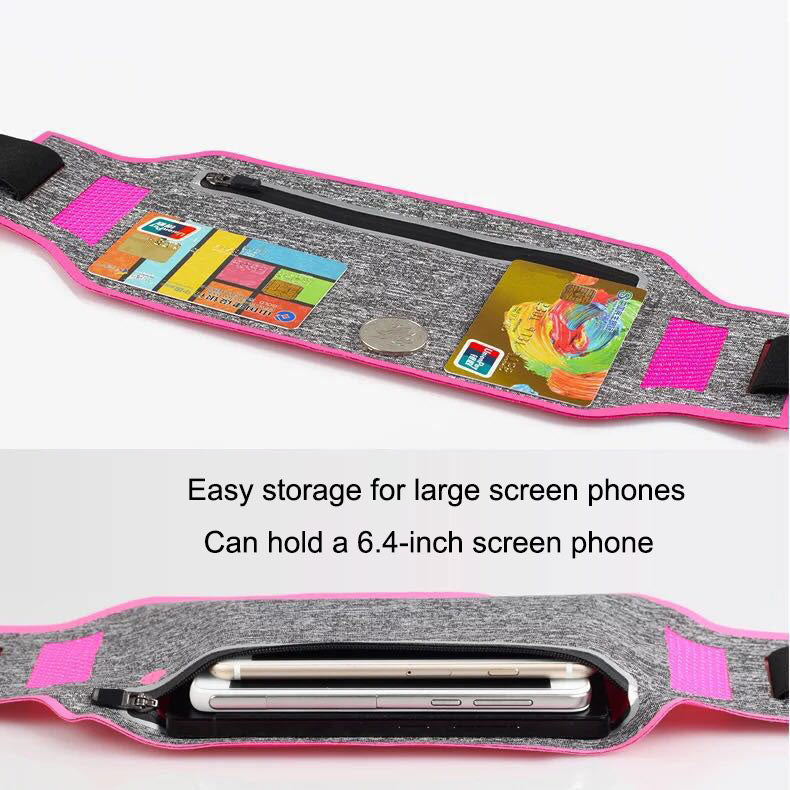 Outdoor unisex sports running mobile waist bag, waterproof Lycra close fitting ultra-thin waist bag - V.I.P Digital Presence