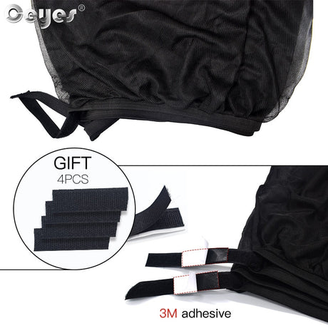 Ceyes 2pcs Car Styling Accessories Sun Shade Auto UV Protect Curtain Side Window Sunshade Mesh Sun Visor Protection Window Films - V.I.P Digital Presence