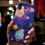 Eqvvol Cute 3D Emboss Cartoon Patterned Phone Case For iphone X 8 7 6 6S Plus Cases Soft Silicone Cover For iphone 5 5s SE Coque - V.I.P Digital Presence