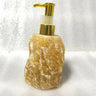 1 PCS Natural Pink Crystal Stone Press Bottle Dispenser 30ml Liquid Dispenser Shower Gel  Wash Light Luxury Bathroom Accessory - V.I.P Digital Presence