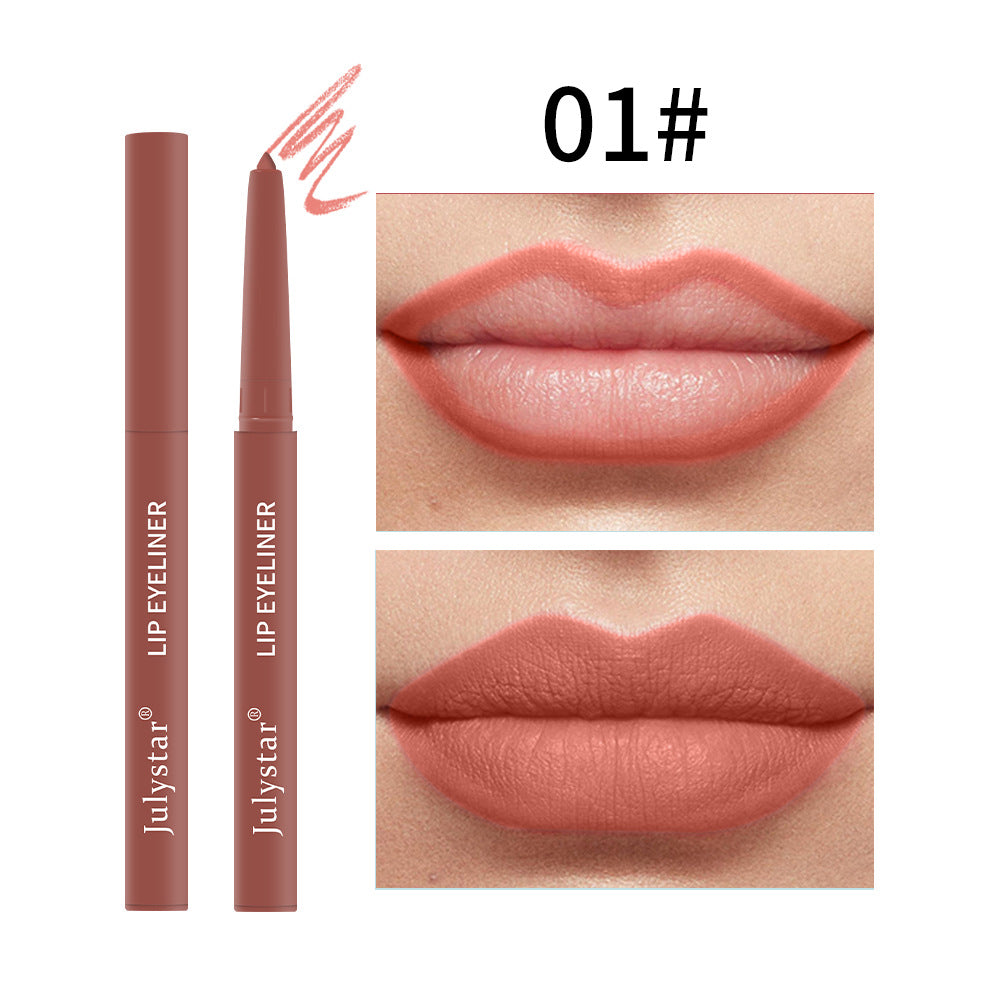 Waterproof Lipstick Lips Pink Matte Solid Lipliner - V.I.P Digital Presence