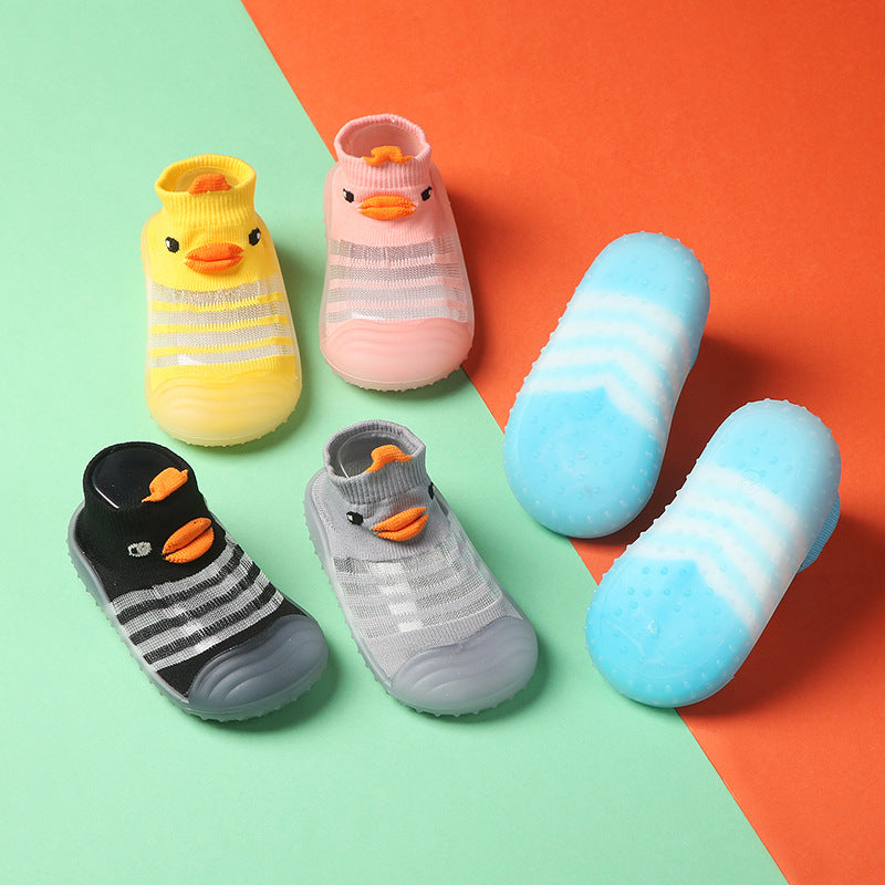 Spring And Summer Mesh Toddler Shoes Baby Boys And Girls Baby Floor Shoes Indoor Soft Bottom Non-Slip Children Do Not Drop Toddler Shoes