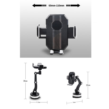 Universal Large Truck Extended Suction Cup Type Car Holder Fixed Shockproof Mobile Phone Stand Big Joint GPS Navigation Holder - V.I.P Digital Presence