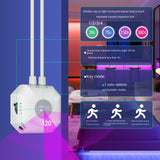 Colorful Bluetooth App Human Body Sensing Bedside Lamp with USB 5V 5050 Bedroom Induction - V.I.P Digital Presence