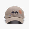 Gorra de béisbol con visera curva para exteriores, versátil, sencilla, con bordado de letras, con borde cruzado y protector solar, color negro para mujer