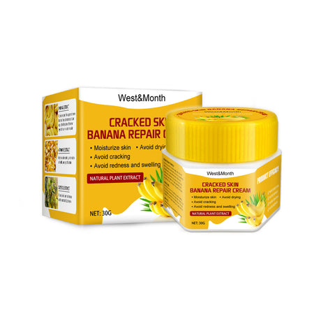 Cracked Skin Banana Repair Cream, Nourishing And Moisturizing Foot Repair Cream To Soften Exfoliation And Remove Dead Skin Calluses - V.I.P Digital Presence