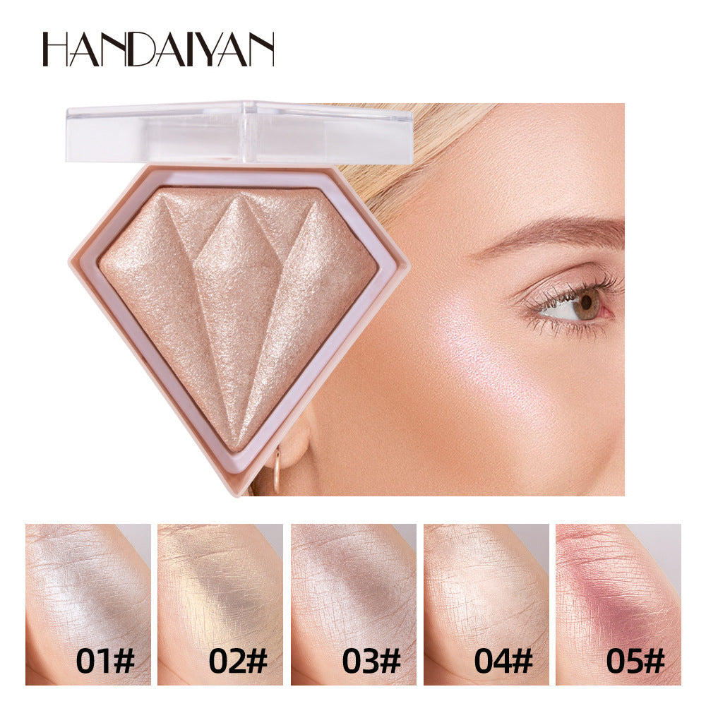 Diamond Highlighter Powder Brighten Skin Tone Repair Glitter Powder Nose Shadow Modification Stereo Brightening - V.I.P Digital Presence