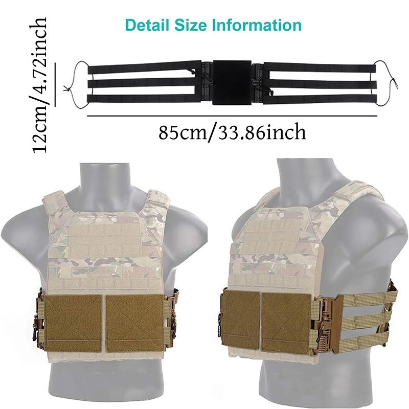 Tactical vest quick release buckle belt vest universal Molle quick release buckle Jpc Cpc6094 420N vest buckle - V.I.P Digital Presence