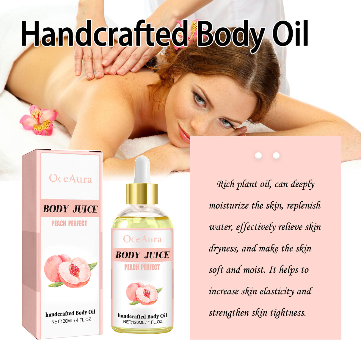 Handcrafted Body Oil, Hydrating And Moisturizing Essential Oil For Firming And Soothing Skin - V.I.P Digital Presence