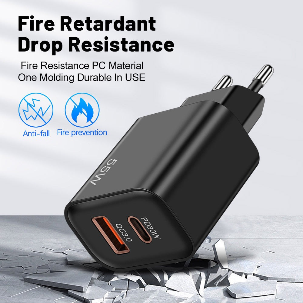 55W supports super fast charging and is fully compatible with USB+PD fast charging for mobile phone charging - V.I.P Digital Presence