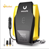 Tire Inflator Portable Air Compressor Pump for Car Tires (up to 50 PSI) 12V DC Tire Pump for Bikes (up to 150 PSI)  LED Light - V.I.P Digital Presence