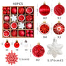 Christmas decoration 6cm electroplated ball plastic ball special-shaped painted Christmas ball gift Christmas tree pendant - V.I.P Digital Presence