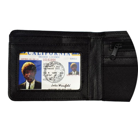 Pulp Fiction Jules Wallet with zipper Coin Pocket Bad Mother Letters Boys Wallet Card Holder Vintage Gift Purse - V.I.P Digital Presence
