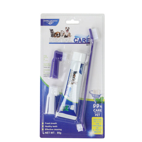 Pet Toothpaste Dog Toothbrush Cat Toothbrush Finger Toothbrush for Dogs and Cats Pet Dental Care Set - V.I.P Digital Presence