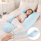 Pregnant women's pillow waist protection side sleeping slope pillow J-shaped pregnancy sleeping pillow - V.I.P Digital Presence