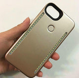 Light Up Duo Case for iPhone X SE 6 7 8 Plus Selfie Luminous Cover with Retail Package - V.I.P Digital Presence