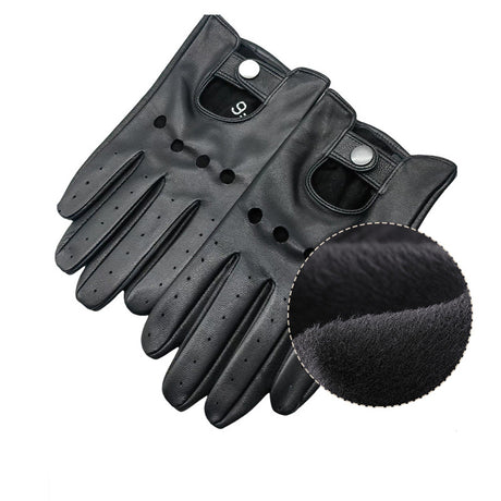 Men's leather gloves anti slip sports driving and outdoor cycling leather gloves - V.I.P Digital Presence