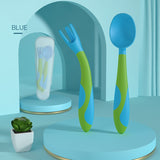 Spoon For Baby Utensils Set Auxiliary Food Silicone Gel Spoon Baby Learn To Eat Training Bendable Soft Spoon Children Tableware - V.I.P Digital Presence