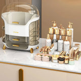 Multi Functional Makeup Storage Box Multi-Layer Desktop Transparent Dustproof Dressing Boxes Large Capacity Acrylic With Drawers - V.I.P Digital Presence