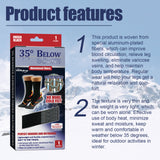 35 Degrees Aluminized Fibers Heating Socks, Relieve Vein Spontaneous Heat Constant Temperature Comfortable Warm Foot Cold Protection Socks - V.I.P Digital Presence