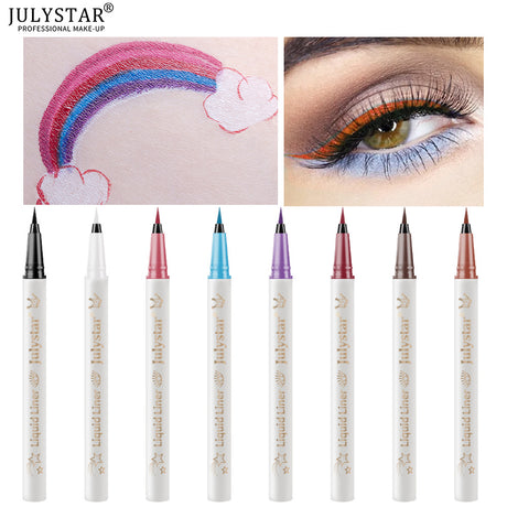 Soft Tip Color Eyeliner Waterproof Durable Liquid Eyeliner White Eyeliner Pencil Very Fine Liquid Eyeliner Pen - V.I.P Digital Presence