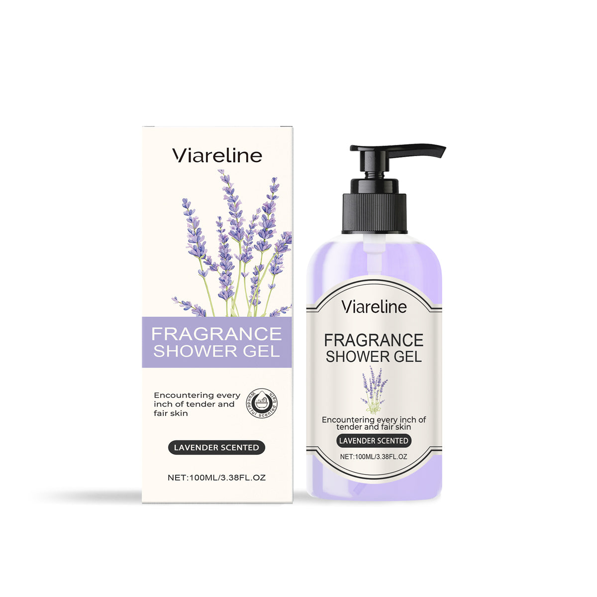 Fragrant Shower Gel (Lavender Scent) Moisturize And Moisturize Skin To Improve Dry Women's Body Wash