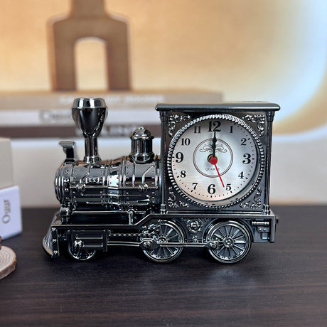 Daily Necessities Alarm Clock Train Alarm Clock Fashion Alarm Clock Student Bedhead Clock Home Furnishings - V.I.P Digital Presence