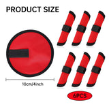 6 - piece set of 5.9 - inch lure wraps. Doubles as covers, gloves, hook protectors. Keeps anglers safe while fishing. - V.I.P Digital Presence