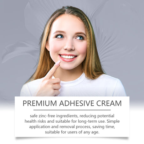 Denture Denture Fixing Adhesive, Improve Comfort Care Denture Loose Adhesive Fixation Cream - V.I.P Digital Presence