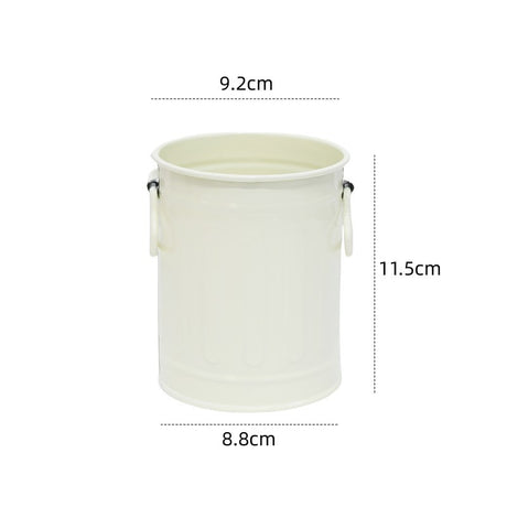 Cylindrical wrought iron pen holder DIY creative desktop storage bucket multifunctional stationery pen holder - V.I.P Digital Presence