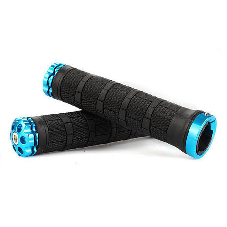 Mountain Bike Rubber Handle Aluminum Alloy Integrated Plug Lock Handle Riding Equipment Accessories - V.I.P Digital Presence