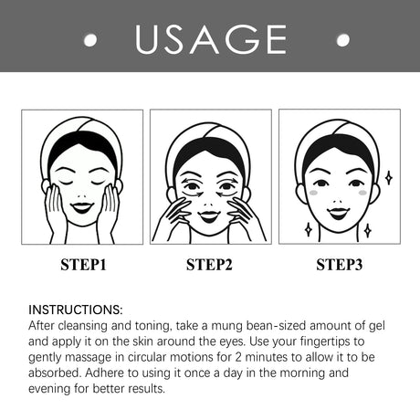 Niacinamide Eye Cream Gel, Reduces Fine Lines And Dark Circles Hydrating And Firming Eye Cream - V.I.P Digital Presence