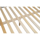 Wood Twin over Full Bunk Bed with Ladder White