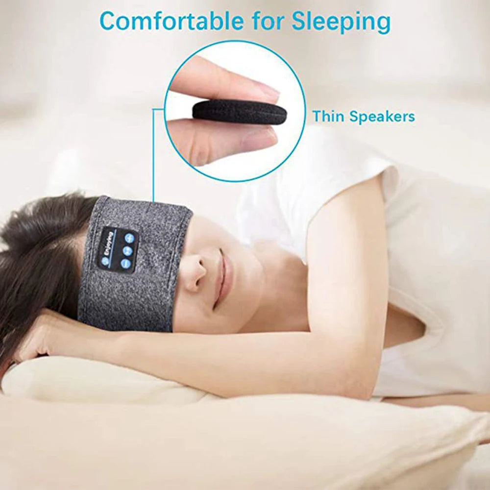 Bluetooth Music Sleep Eye Mask Headband Bluetooth Sports Headband Call Headband Yoga Headband - V.I.P Digital Presence